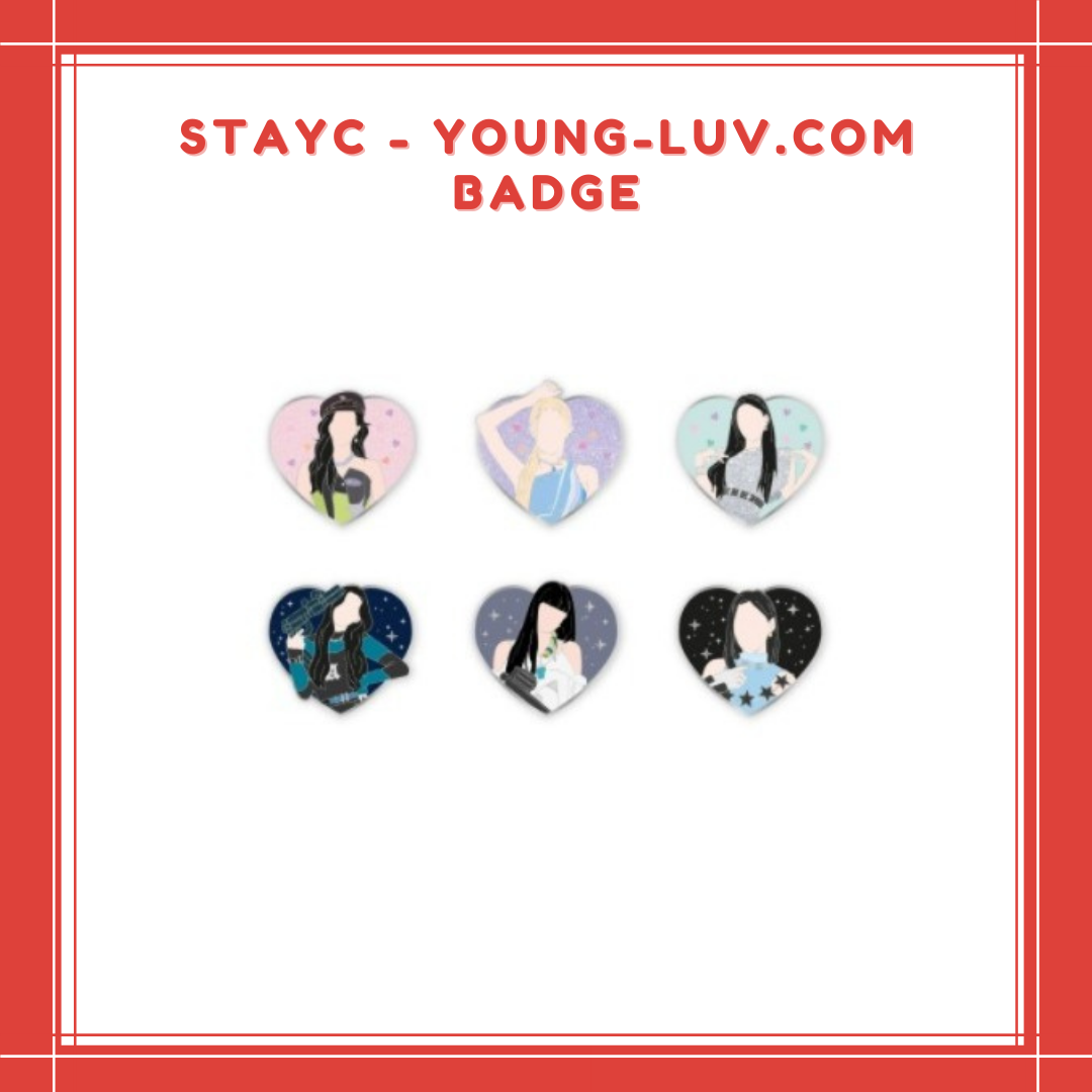 [PREORDER] STAYC - YOUNG-LUV.COM BADGE