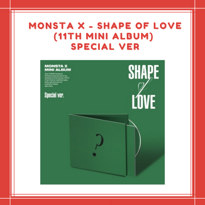 [PREORDER] MONSTA X - SHAPE OF LOVE (11TH MINI ALBUM) SPECIAL VER.