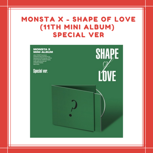 [SET] MONSTA X 11th Mini Album - SHAPE of LOVE (SET Ver.) 4CD