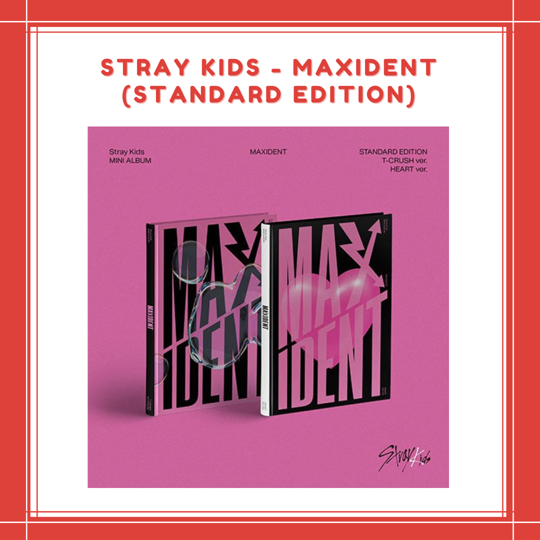 Stray Kids - MAXIDENT [T-CRUSH ver. / HEART ver.] Normal Edition