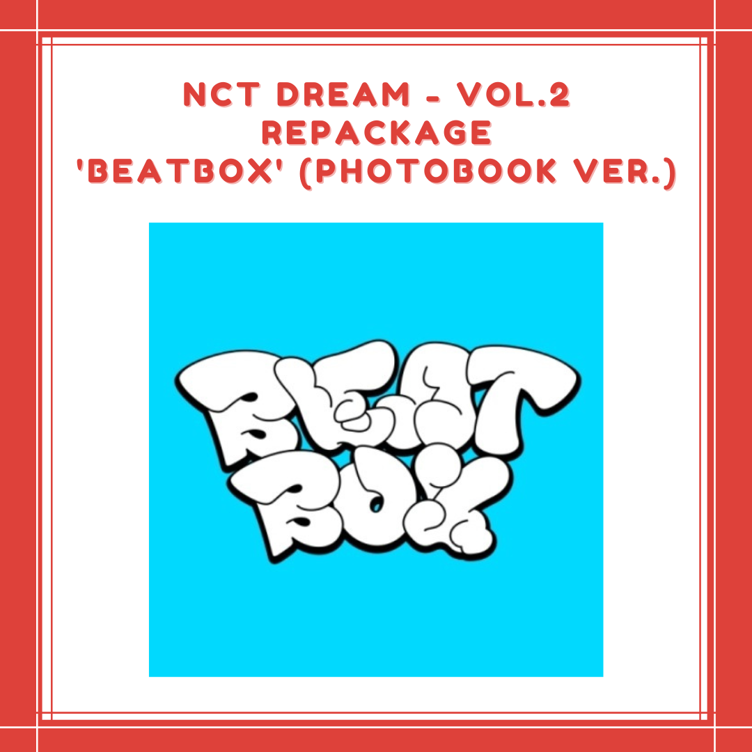 [PREORDER] NCT DREAM - VOL.2 REPACKAGE 'BEATBOX' (PHOTOBOOK VER.)