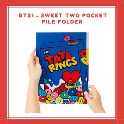 [PREORDER] BT21 - SWEET TWO POCKET FILE FOLDER