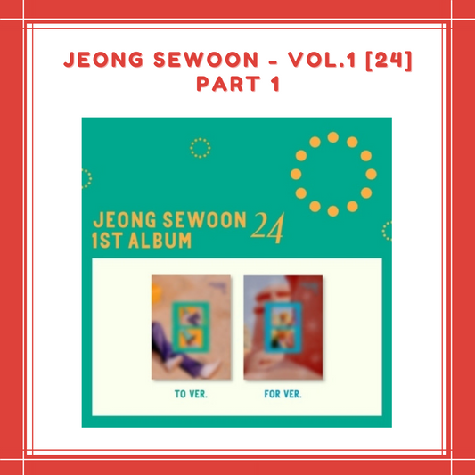 [PREORDER] JEONG SEWOON - VOL.1 [24] PART 1