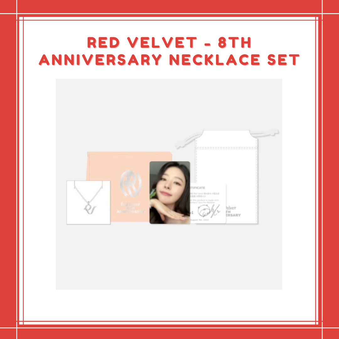 [PREORDER] RED VELVET- 8TH ANNIVERSARY NECKLACE SET