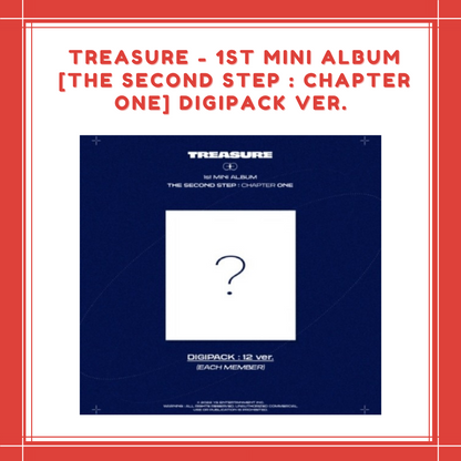 [PREORDER] TREASURE - 1ST MINI ALBUM THE SECOND STEP : CHAPTER ONE DIGIPACK VER.