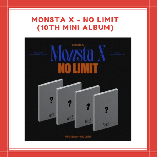 [PREORDER] MONSTA X - NO LIMIT (10TH MINI ALBUM)