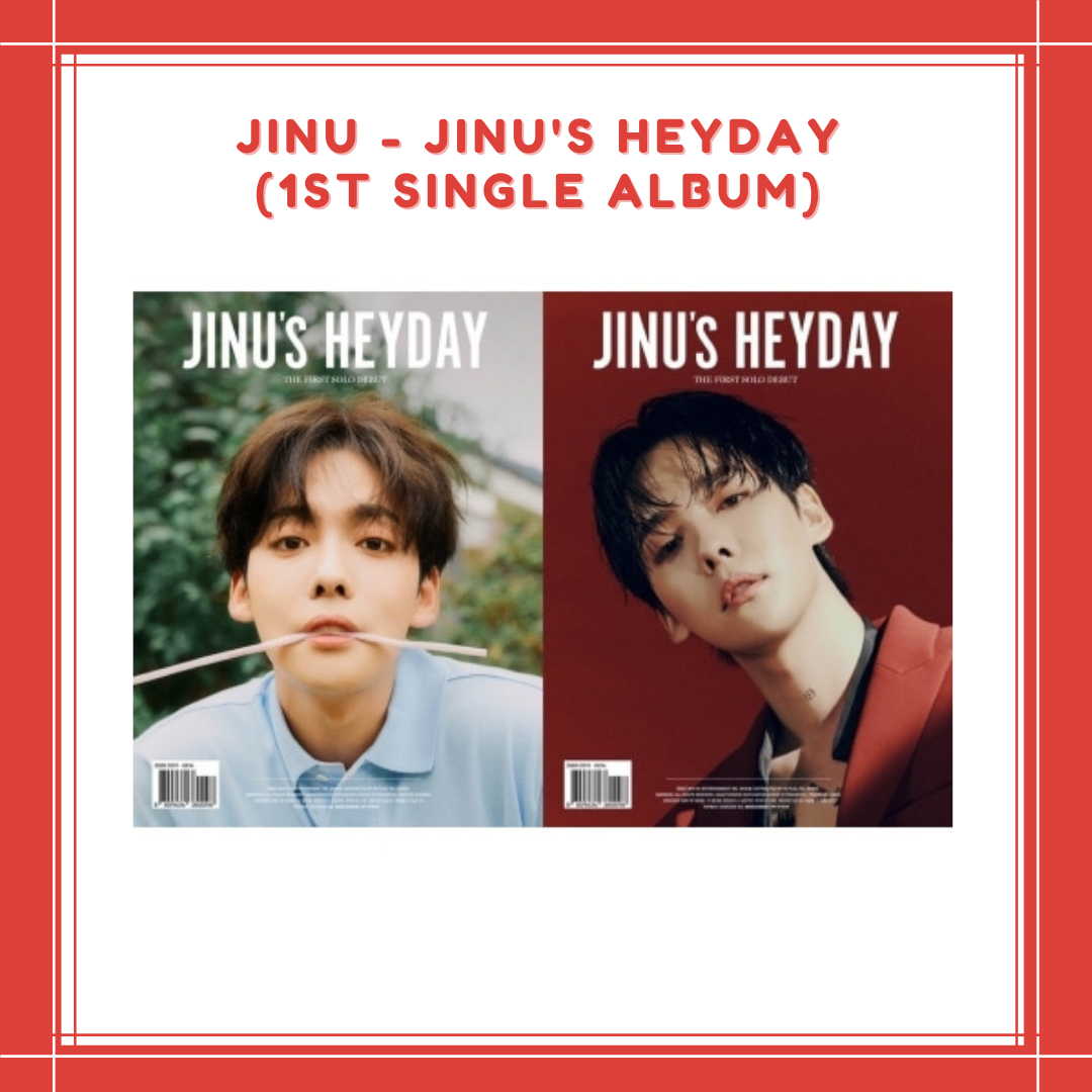 [PREORDER] JINU - JINU'S HEYDAY (1ST SINGLE ALBUM)