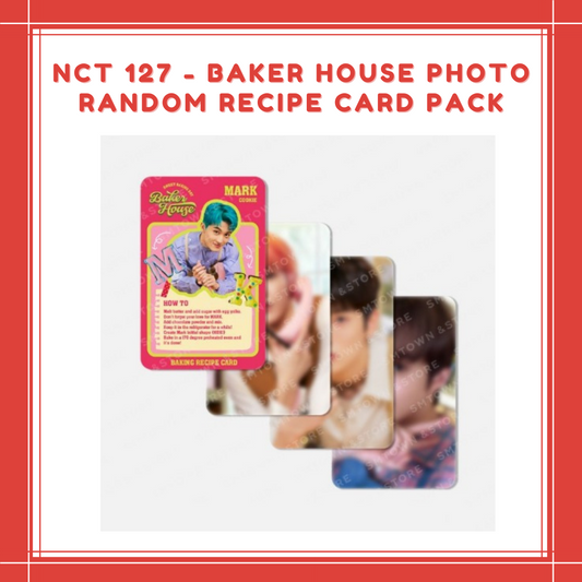 [PREORDER] NCT 127 - BAKER HOUSE RANDOM RECIPE CARD PACK