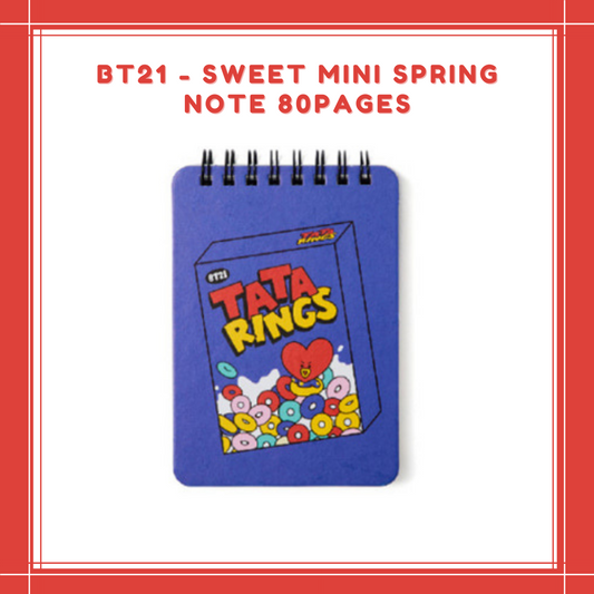 [PREORDER] BT21 - SWEET MINI SPRING NOTE 80PAGES