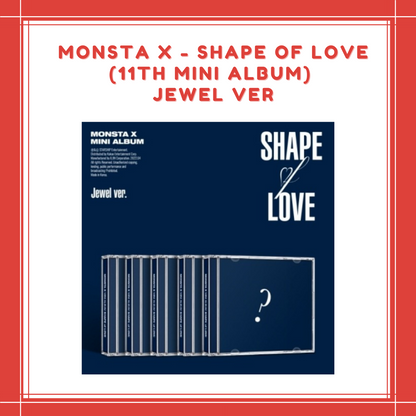 [PREORDER] MONSTA X - SHAPE OF LOVE (11TH MINI ALBUM) JEWEL VER.