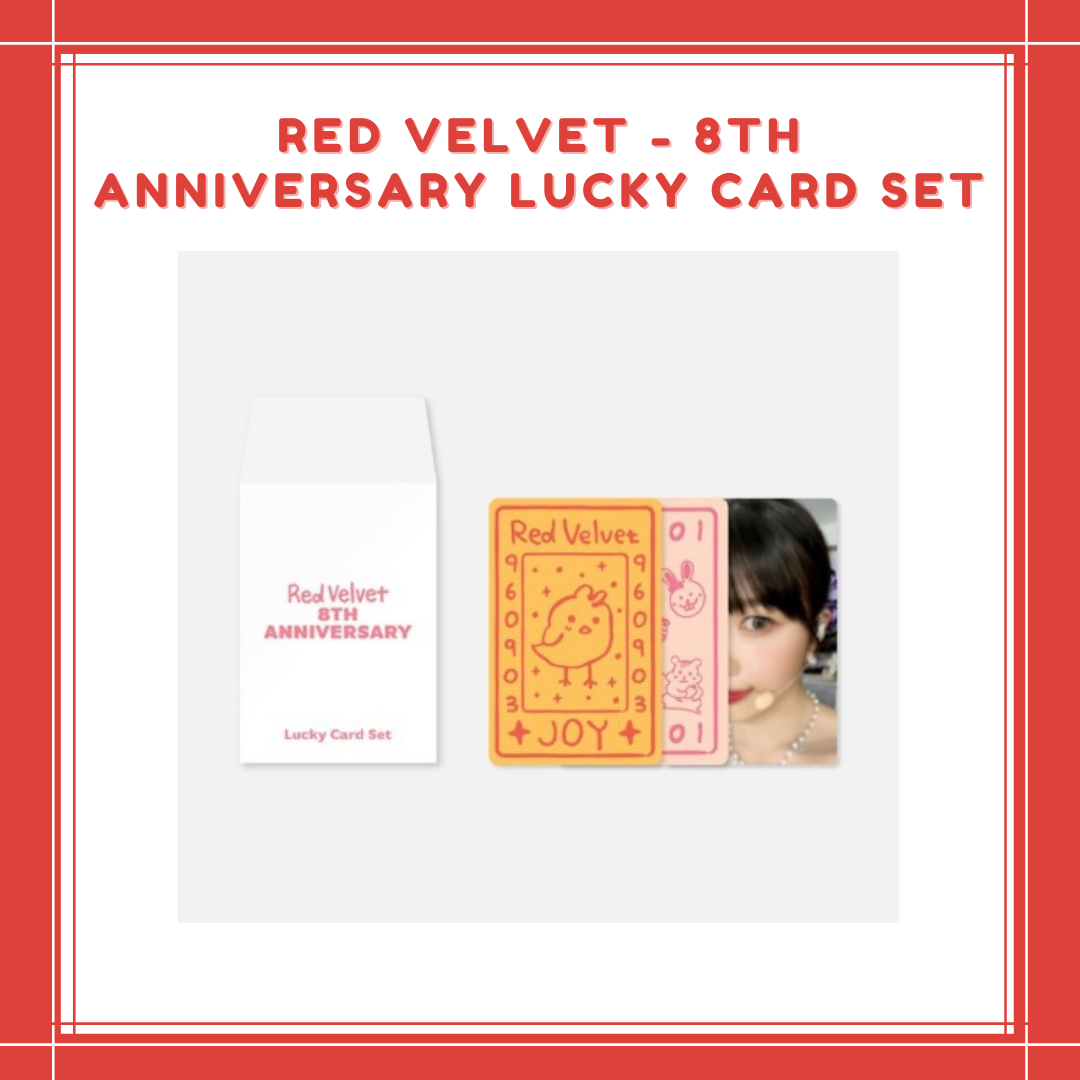 [PREORDER] RED VELVET- 8TH ANNIVERSARY LUCKY CARD SET