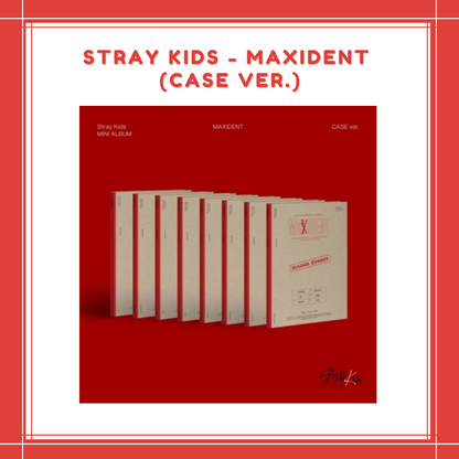 [PREORDER] STRAY KIDS - MAXIDENT (CASE VER.)