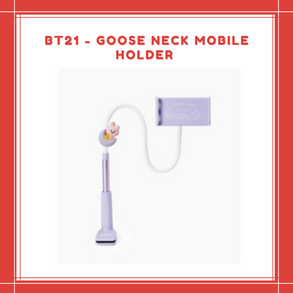 [PREORDER] BT21 - GOOSE NECK MOBILE HOLDER