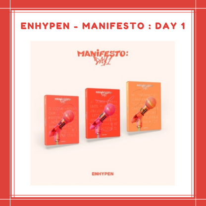 [PREORDER] ENHYPEN - MANIFESTO : DAY 1 STANDARD