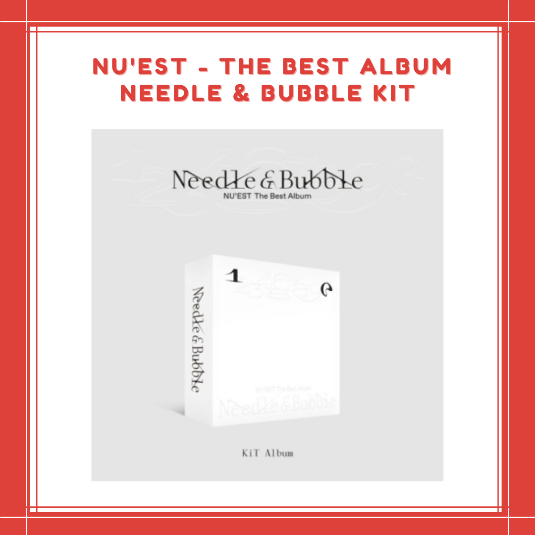 [PREORDER] NU'EST - THE BEST ALBUM NEEDLE & BUBBLE KIT