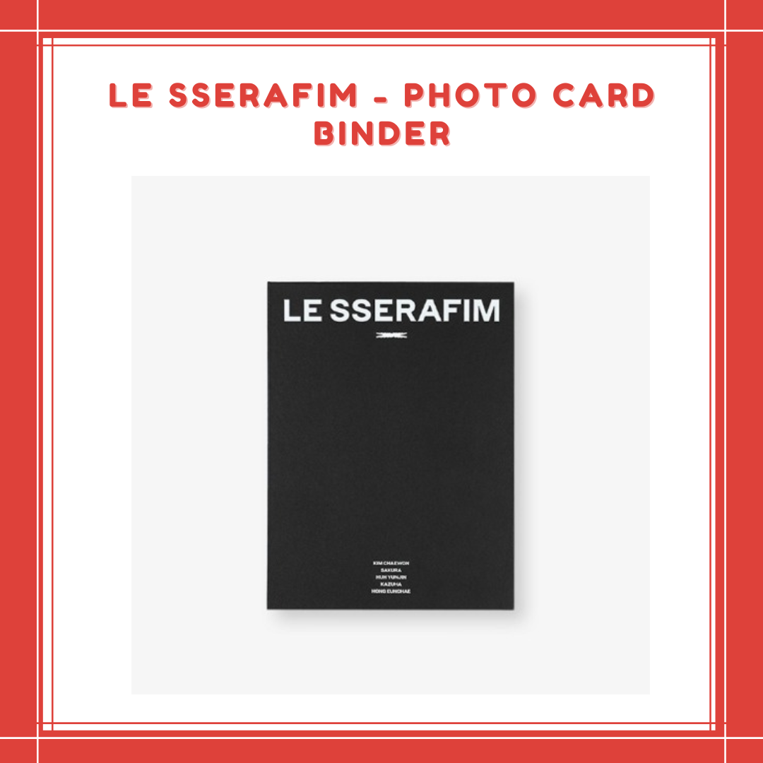 [PREORDER] LE SSERAFIM - PHOTO CARD BINDER