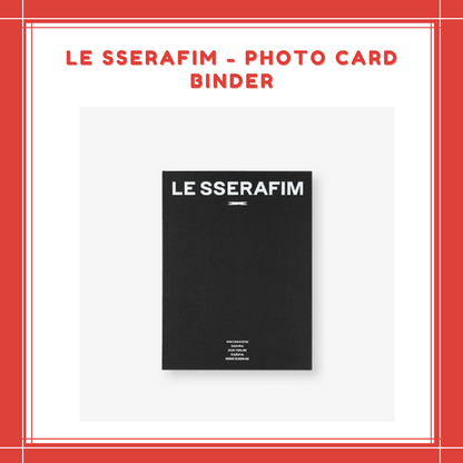 [PREORDER] LE SSERAFIM - PHOTO CARD BINDER