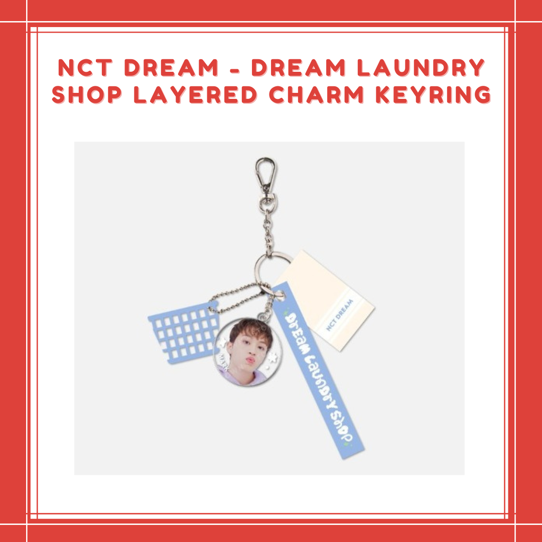 [PREORDER] NCT DREAM - DREAM LAUNDRY SHOP LAYERED CHARM KEYRING