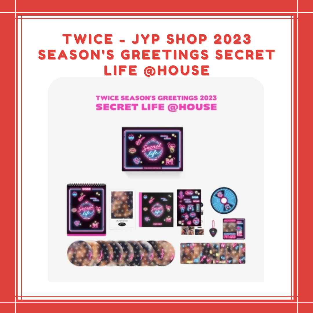 [PREORDER] TWICE - JYP SHOP 2023 SEASON'S GREETING SECRET LIFE @HOUSE