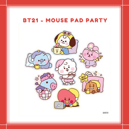 [PREORDER] BT21 - MOUSE PAD PARTY