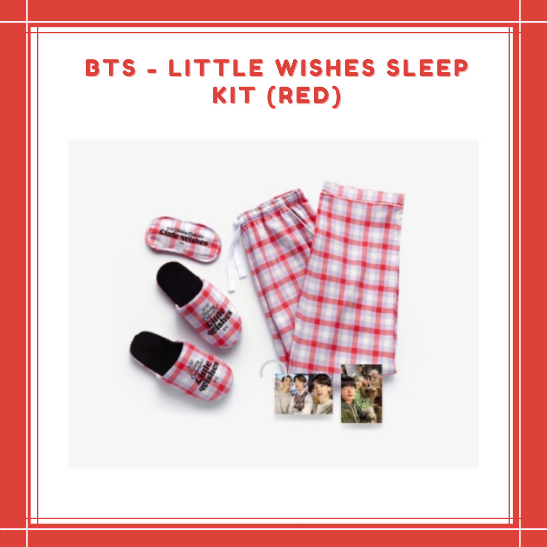 [PREORDER] BTS - LITTLE WISHES SLEEP KIT (RED)