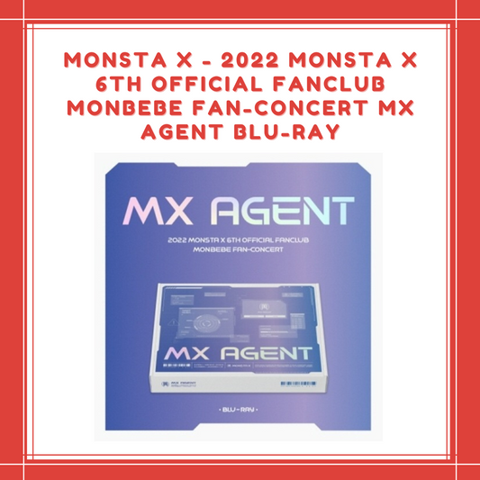 [PREORDER] MONSTA X - 2022 MONSTA X 6TH OFFICIAL FANCLUB MONBEBE FAN-CONCERT MX AGENT BLU-RAY