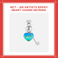 [PREORDER] NCT - SM ARTISTS EPOXY HEART CHARM KEYRING