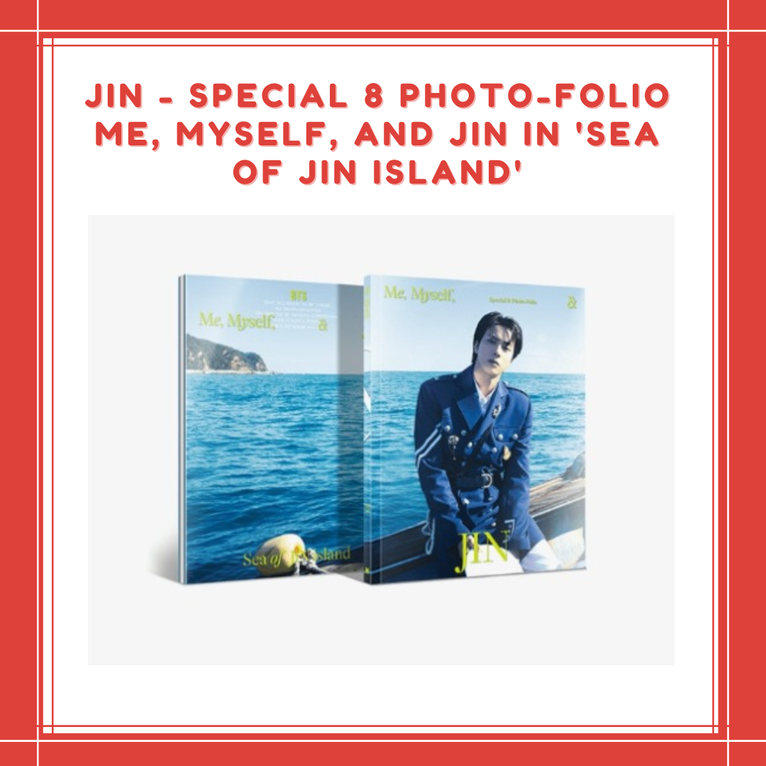 [PREORDER] JIN - SPECIAL 8 PHOTO-FOLIO ME, MYSELF, AND JIN IN 'SEA OF JIN ISLAND'