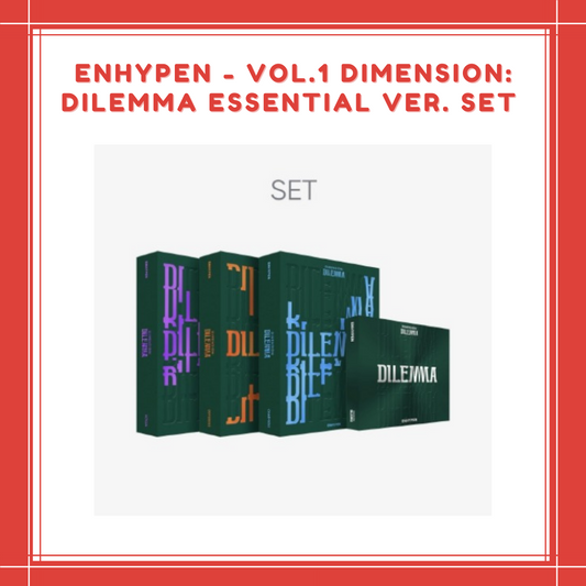 [PREORDER] ENHYPEN - VOL.1 DIMENSION : DILEMMA ESSENTIAL VER. SET