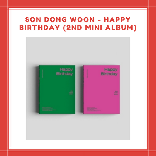 [PREORDER] SON DONG WOON - HAPPY BIRTHDAY (2ND MINI ALBUM)