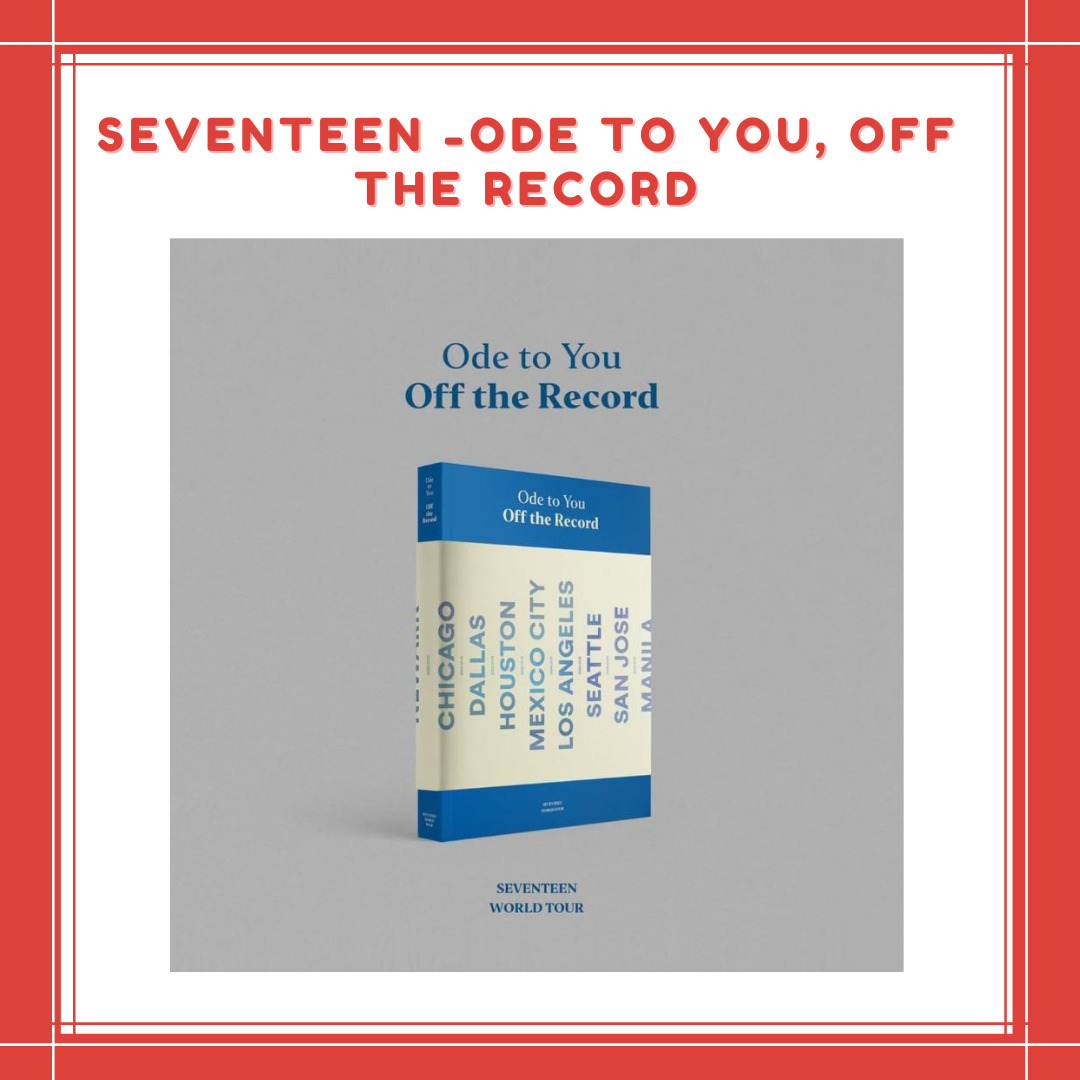 [PREORDER] SEVENTEEN - ODE TO YOU, OFF THE RECORD