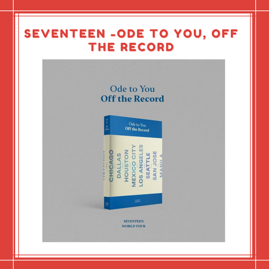 [PREORDER] SEVENTEEN - ODE TO YOU, OFF THE RECORD