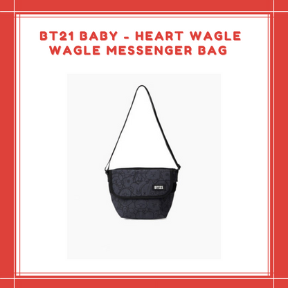 [PREORDER] BT21 - HEART WAGLE WAGLE MESSENGER BAG