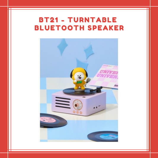 [PREORDER] BT21 - TURNTABLE BLUETOOTH SPEAKER