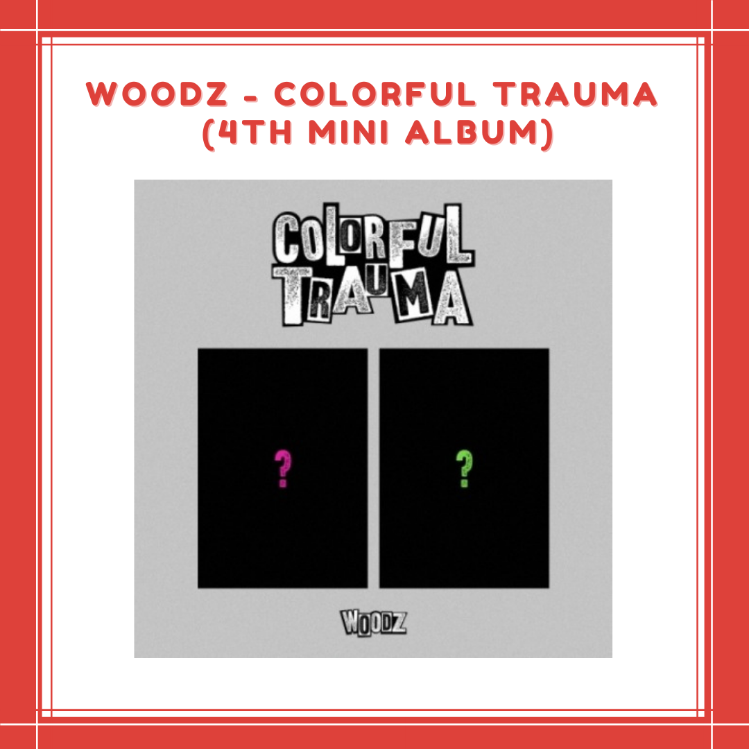 [PREORDER] WOODZ - SIGNED ALBUM COLORFUL TRAUMA (4TH MINI ALBUM) SET VER