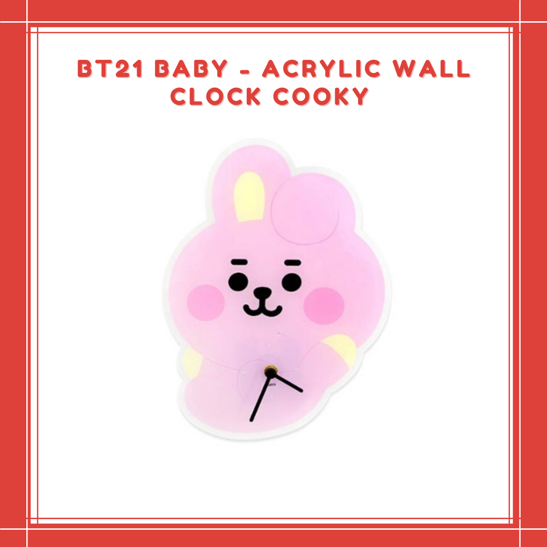 [PREORDER] BT21 BABY -  ACRYLIC WALL CLOCK