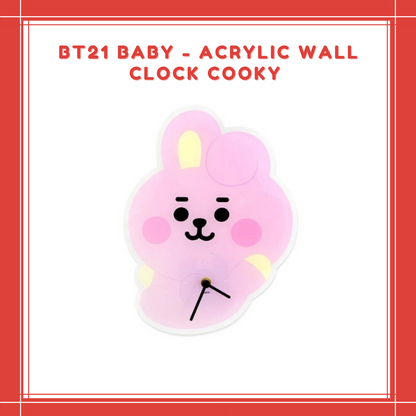 [PREORDER] BT21 BABY -  ACRYLIC WALL CLOCK