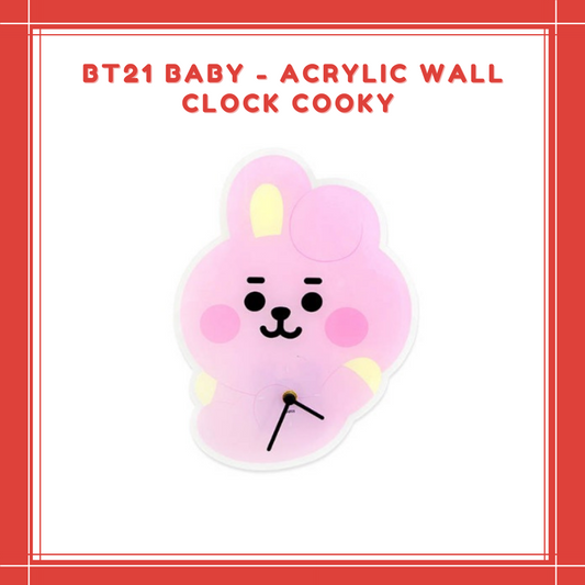 [PREORDER] BT21 BABY -  ACRYLIC WALL CLOCK