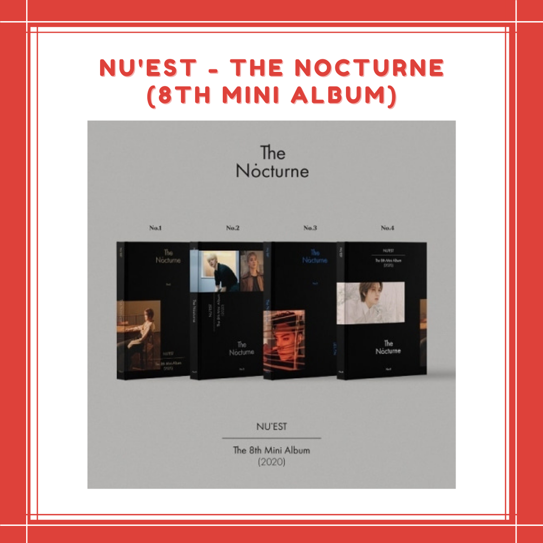 [PREORDER] NU'EST - THE NOCTURNE (8TH MINI ALBUM)