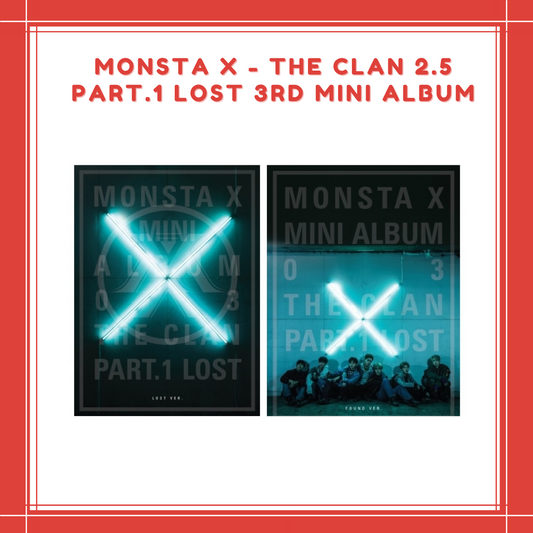 [PREORDER] MONSTA X - THE CLAN 2.5 PART.1 LOST 3RD MINI ALBUM