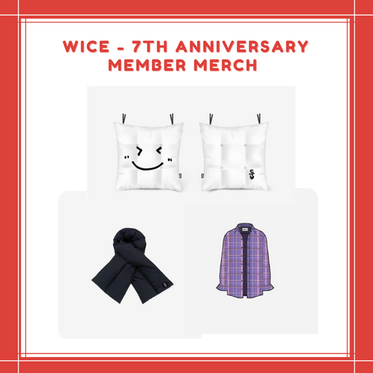 [PREORDER] TWICE - 7TH ANNIVERSARY MEMBER MERCH