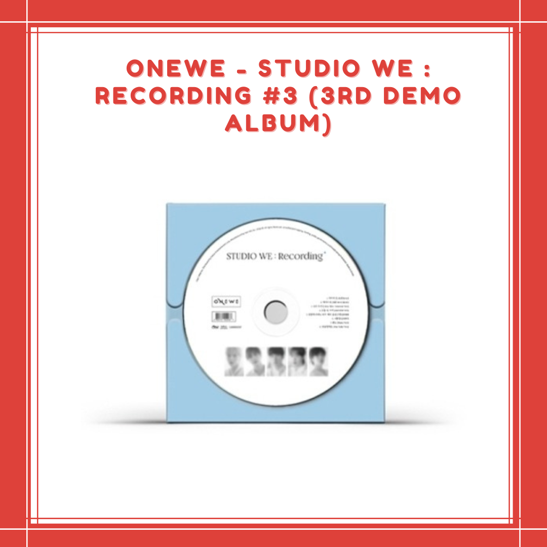 [PREORDER] ONEWE - STUDIO WE : RECORDING #3 (3RD DEMO ALBUM)