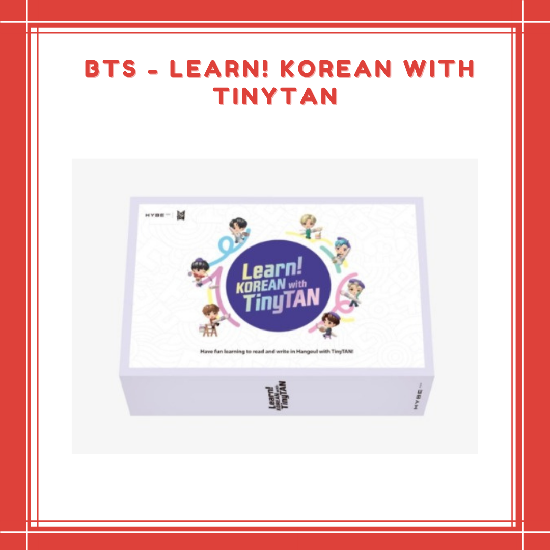 [PREORDER] BTS - LEARN! KOREAN WITH TINYTAN