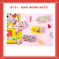 [PREORDER] BT21 - RING WORD NOTE