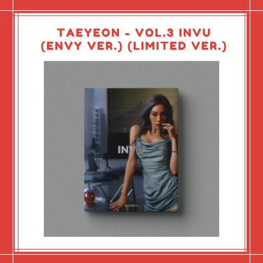 [PREORDER] TAEYEON - VOL.3 INVU (ENVY VER.) (LIMITED VER.)