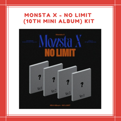 [PREORDER] MONSTA X - NO LIMIT (10TH MINI ALBUM) KIT