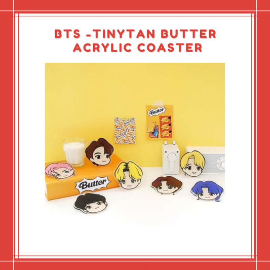 [PREORDER] BTS - TINYTAN BUTTER ACRYLIC COASTER