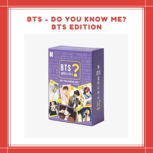 [PREORDER] BTS] - DO YOU KNOW ME? BTS EDITION