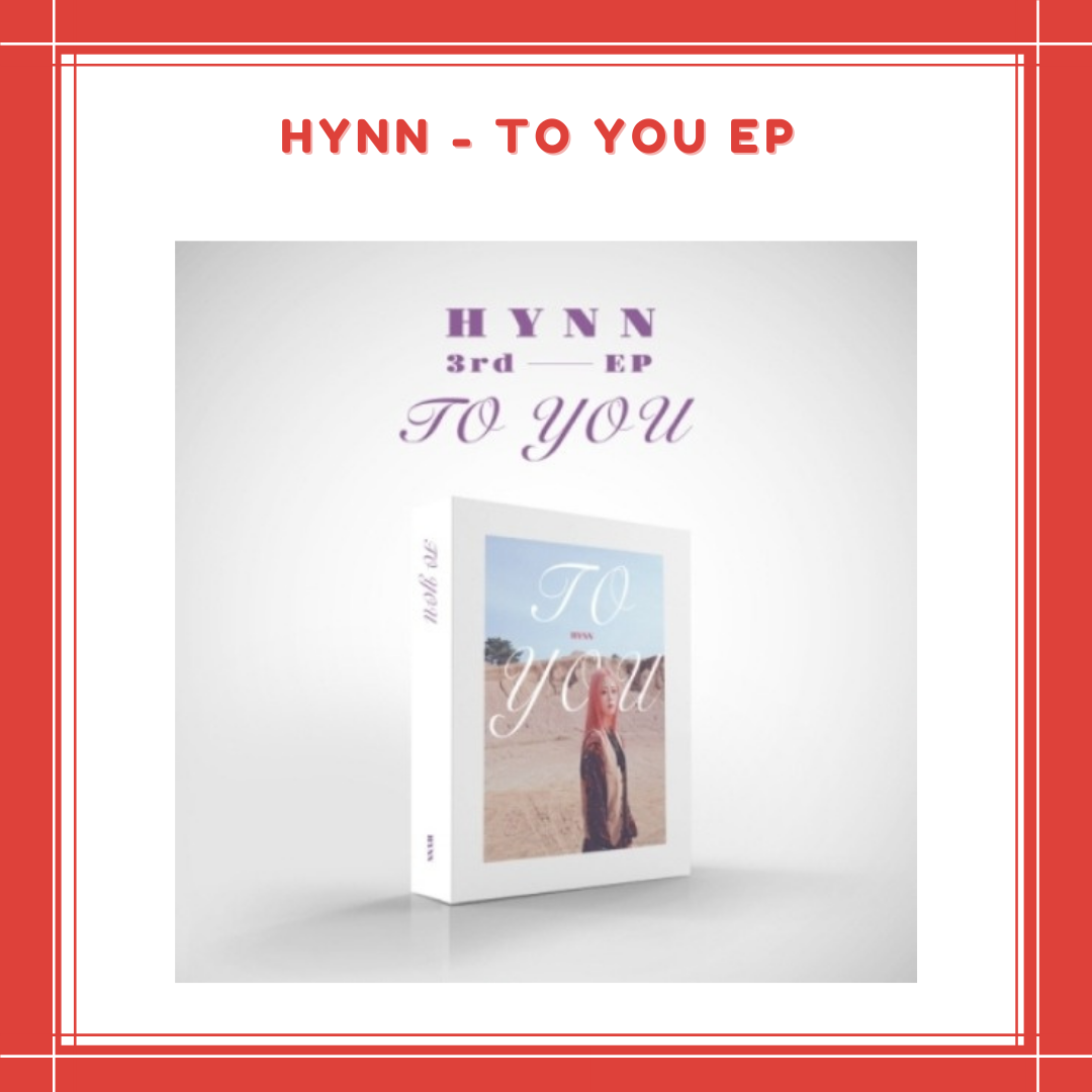 [PREORDER] HYNN - TO YOU EP