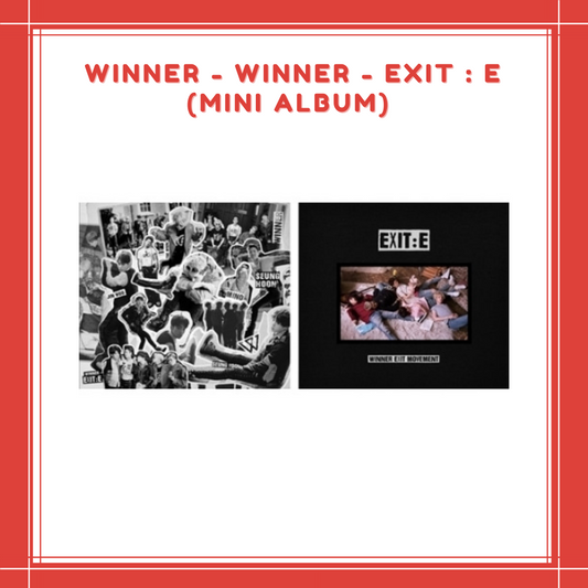 [PREORDER] WINNER - EXIT : E (MINI ALBUM)